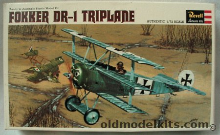 Revell 1/72 Fokker DR-1 Triplane, H652-60 plastic model kit